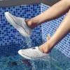 Sandals Mens Summer Water Shoes Soft Light Breathable Casual Slippers Swimming Walking Beach Sports Anti-slip Garden Flip Flops