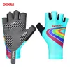 Brand children wear racing kart bike glove with short finger cycling gloves for kid