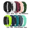 Les bandes regardent un bande de montre de sangle de silicone 18 mm pour la montre Samsung Galaxy Watch 46mm Active2 Gear S2 S3 Band Bracelet Xiaomi Huawei GT2 Garmin 240308