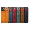Capas de telefone de bolso de cartão de couro de classe Hign da moda com pulseira para iPhone 13 12 11 Pro Max 13pro 12pro 11Pro XR XSMax 7 8 plu1770273
