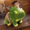 40-100cm Creative Big Peluche Doux Triceratops Stegosaurus Peluche Dinosaure Poupée En Peluche Jouet Enfants Dinosaures Jouet Cadeaux D'anniversaire 210724