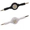 Stereo 3.5mm Jack male to male Car Audio Flexible Extension Cable Retractable Aux Music Line for mp3 speaker headphone