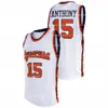 Syracuse Oranger 2021 Vit Retro Jersey 35 Buddy Boeheim 15 Carmelo Anthony 33 Elijah Hughes 0 Brycen Goodine 21 Marek Dolezaj College Basketballtröjor