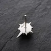 S2431 Fashion Jewelry Single Piece Men's Star Earring Vintage S925 Silverörhängen