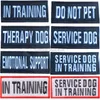 Obsługa łaty dla psów do kamizelki płótno haftowane ze świetlną refleksyjną haftową ściereczką Patch nie PET Emocjonalne wsparcie dla psów Dostawy 1,5 x 3,6 cala A254