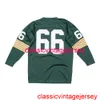 Cousu Hommes Femmes Jeunesse Ray Nitschke Mitchell Ness 1969 Jersey Broderie Personnalisé N'importe Quel Nom Numéro XS-5XL 6XL