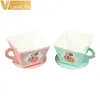 50pcs emballage cadeau décorations de fête de thé tasse de thé théière faveur de mariage boîte de bonbons décoration de douche de bébé fournitures de fête d'anniversaire 211014250o