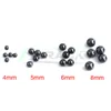 Beracky Smoking Silicon Carbide Sphere SIC Terps Pearls 4mm 5mm 6mm 8mm Black Terp Beads For Quartz Banger Nails Glass Water Bongs Rigs