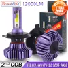 Художественная фара Bravaryway для Auto Ice Car LED LED H11 9005 9006 HB3 B H1 Автомобильные диодные лампы H7 Светодиодная лампочка H4