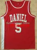 Pete Maravich #5 Daniel High School Basketball Jersey Stitched 사용자 정의 번호 이름 NCAA XS-6XL