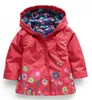 Hooded Boys Jacket Coat For Girl Casual Outer Kids Winter Outwear Spring Autumn Fashion Clothes Children Raincoat Outerwer 211204