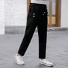 Teenage Girls Sport Pants Düz Renkli Pantolon Kız Est Çocuk Bahar Sonbahar Kıyafetleri 210527