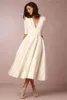 Sıradan Elbiseler 2021 Zarif A-Line V Boyun Beyaz Maksi Yarım Kollu Basit Seksi Gece Kulübü Uzun Düz Renkli Kadın Ofis Pembe Donanma 288c