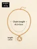 Stillgirl 2Pcs Punk Star Moon Necklace For Women Metal Neutral Trendy Kpop Pendant Choker 2022 Teen Collar Gift Fashion Jewelry Chains