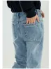 IEFB Men's Wear Slim Fashion Denim Pants Waist Adjustable Jeans Spring Summer High Waist Straight Trousers 9Y6148 210524