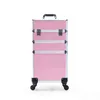 Valigetta trucco parrucchiere Vanity Beauty Cosmetic Box Trolley grande C0116