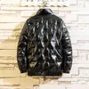 Winter new men's light down jacket short bright coat white duck down warm winter clothing waterproof and windproof jackets G1115