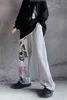 Calças casuais Mulheres Harajuku Calças Gótico Streetwear Vintage Coreano Ins Moda Reta Pant Bottoms 210519