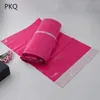100 adet 17 * 30 cm Kullanılabilir Boyutu 17 * 25 cm Çok renkli Poli Kabarcık Mailer PE Plastik Yastıklı Zarf Nakliye Çanta Posta Çantaları