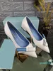 Fashion beautiful bow luxury designer women's shoes blue black white heel 2cm high pointed oversize wedding dress 35-41