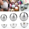 3D Aluminium Alloy Cake Mold Pudding Mousse Baking Moulds Half Sphere Roast Ball Mould Own Crafting Handmade 3 Sizes 1000pcs