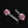 4 pcs Bling Cystal Auto Interior Bloqueio De Porta Botão PLANEIRA PINS CABLE UNIVERSAL FITS 4.5mm Hole Strass BLING ACESSÓRIOS DO ARCENTES