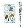 Kartenhalter Cartoon-Halter Business Badge Case Rahmen ABS Mitarbeiterabdeckung Student Lanyard ID Name259i