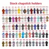 Lippenstifthalter, Neopren-Schlüsselanhänger-Etui, für Sport, bedruckt, Chapstick-Halter, Leopard, Keychian-Wrap, Lippenabdeckung, Party-Geschenk, 72 Designs, YFA2977