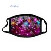 2023 Snowflake Patroon Gedrukte cartoon Kinderen Katoenmaskers Dustbestendig en wasbaar masker PM2.5