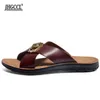 Mens Slippers Summer Size Beach Sandal Fashion Men Sandals Leather Casual Shoes Flip Flop Sapatos Zapatos Hombret s
