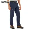 TACVASEN Pantaloni da trekking per esterni ad asciugatura rapida Pantaloni da lavoro cargo leggeri estivi rip-stop Pantaloni da pesca multi-tasche da campeggio 210715