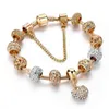 Ainian Crystal Heart Braceletsbangles 여성 주얼리를위한 금 팔찌 Pulseira Feminina 팔찌