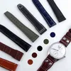 20mm 21mm 22mm Canvas Nylon Bands Folding Clasp for Iwc Watch Strap Pilot Mark Portofino Folding Buckle Watches Accessories Tool H0915