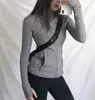 Roupas Femininas Casacos Casacos Jaquetas Outono Inverno Senhoras Jaqueta Esportiva Ioga Fitness Tops Fino Gola alta Mangas Moda