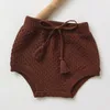 Spring Children Shorts Kids Boys Girls for Baby Boy Pants Autumn Knit Clothing 210429