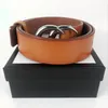 Men Designer Belts Women Man Classic Casual Leather Black Brown Belt cinturones de diseño Width 3.8cm With box