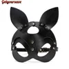 Nxy Erwachsene Spielzeug Getyoursave Harness Leder Katze Maske Bdsm Cosplay Bunny Masken Spiel Fetisch Sex Halloween Maskerade Party 1207