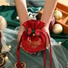 4 estilo christmass decorações saco de presente de Natal xmas maçã sacos de veludo natal véspera caixa de doces ping um bolso de frutas dd795