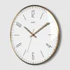 Wall Clocks Clock Modern Design Metal Living Room Watch Home Bedroom Office Silent Kitchen Reloj Cocina Gift Ideas