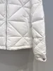 Men's Down Parkas Designer hiver luxe designer doudoune cousu haute qualité coupe-vent nylon chaud blanc oie taille américaine hommes extérieur col montant zip manteau 65V3