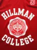 Ship From US Wayne 9 Hillman College Theater Basketball Jersey All Stitched Men's Movie Jerseys White Red Size S-3XL Top Quality