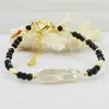 black beads anklet