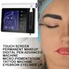 Kits de armas de tatuagem Tela de toque Tela de maquiagem permanente caneta digital Máquina avançada Micropigmentação Eyeliner Eyeliner Lip9358465
