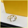 Women Luxurys Designer Rings Diamond F Ring Engagements For Womens Love Ring Designers Jewelry Buzatue Mens Gold Ring Wholesale 21080505R