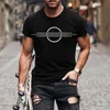 T-shirt firmate estive da uomo T-shirt da donna magliette casual lettera danneggiata stampata manica corta Homme abbigliamento S-3XL