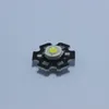 50 stks 1W 3W Hoge Power LED Kralen Volledige Spectrum Zuiver wit met 20mm Zwarte Star PCB Heat Sink Aluminium Substraat DIY Lights