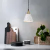 Sarkıt Lambaları Çimento Lambası Nordic Yaratıcı Restoran Kahve Yatak Odası Siyah / Beyaz Renkli Oturma Parlaklığı için Modern Işıklar
