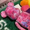턱수염 폭력 곰 빌딩 블록 곰 벚꽃 미카 니나가와 핑크 트렌드 인형 수제 장식품 400