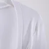 [Deat] manga comprida aquare collar camisa cor sólida para mulheres algodão puro casual estilo sexy novo moda maré primavera gx30 210428