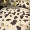 Bedding Sets King Size Set Conforter Luxury Cotton Cow Black And White Spots Duvet Cover Edredon Bed 50CS